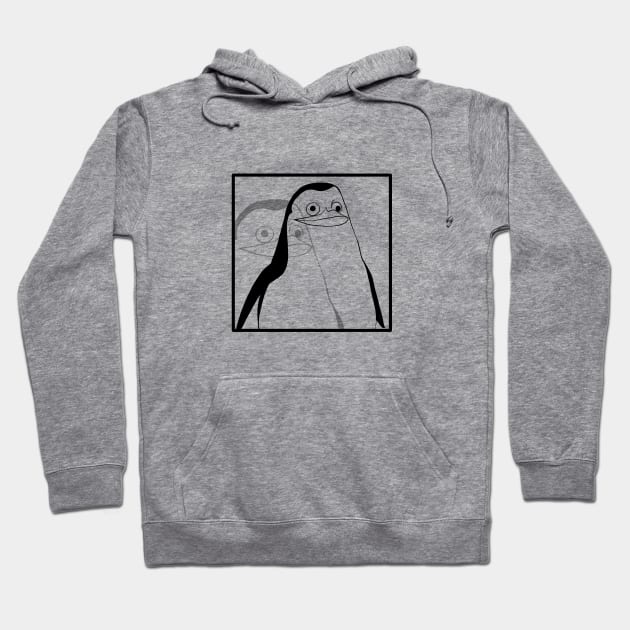 Pinguin meme Hoodie by Agesswara